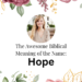 biblical meaning of the name hope