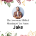 biblical meaning of the name jake