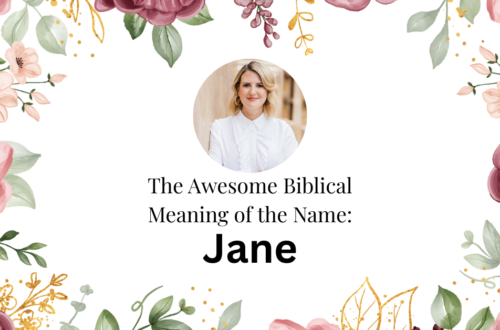 biblical meaning of the name jane