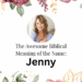 biblical meaning of the name jenny