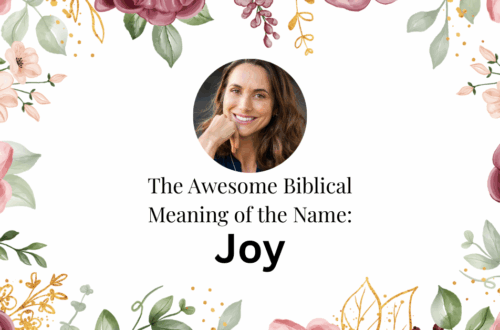 biblical meaning of the name joy