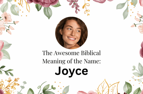 biblical meaning of the name joyce