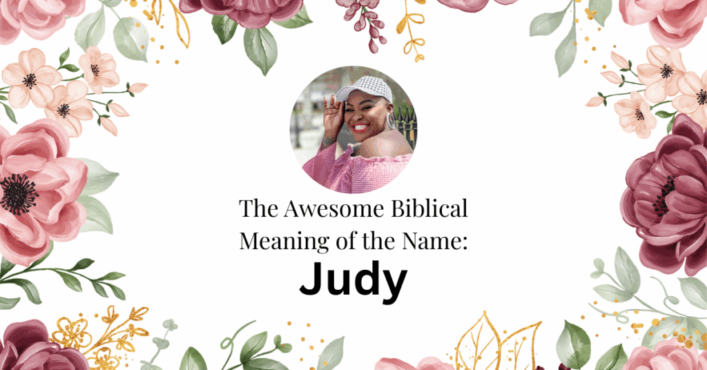 biblical meaning of the name judy