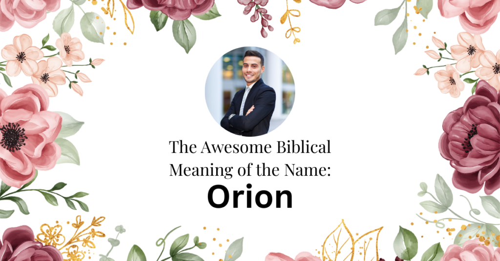 biblical meaning of the name orion