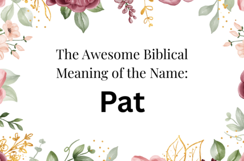 biblical meaning of the name pat