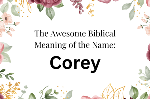biblical meaning of the name corey