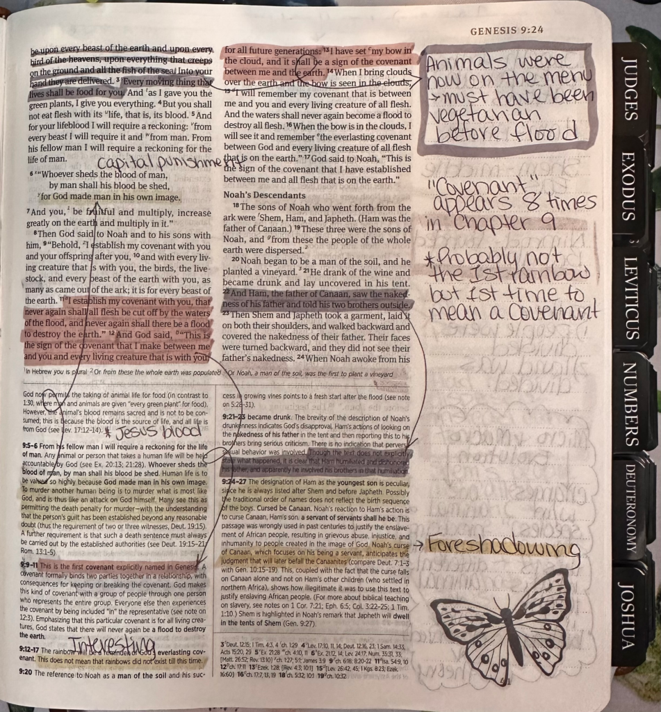 example of bible journaling