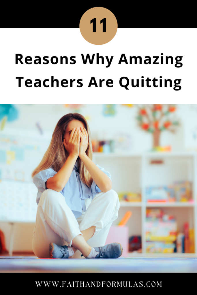 11 Reasons Why Amazing Teachers Are Quitting