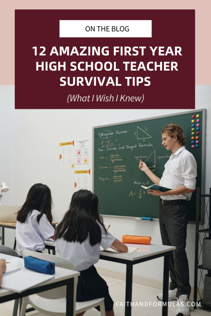 first year high school teacher survival tips
