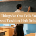 13 things no one tells you about teaching