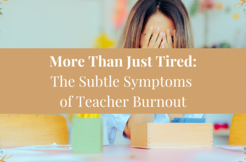 subtle symptoms of teacher burnout