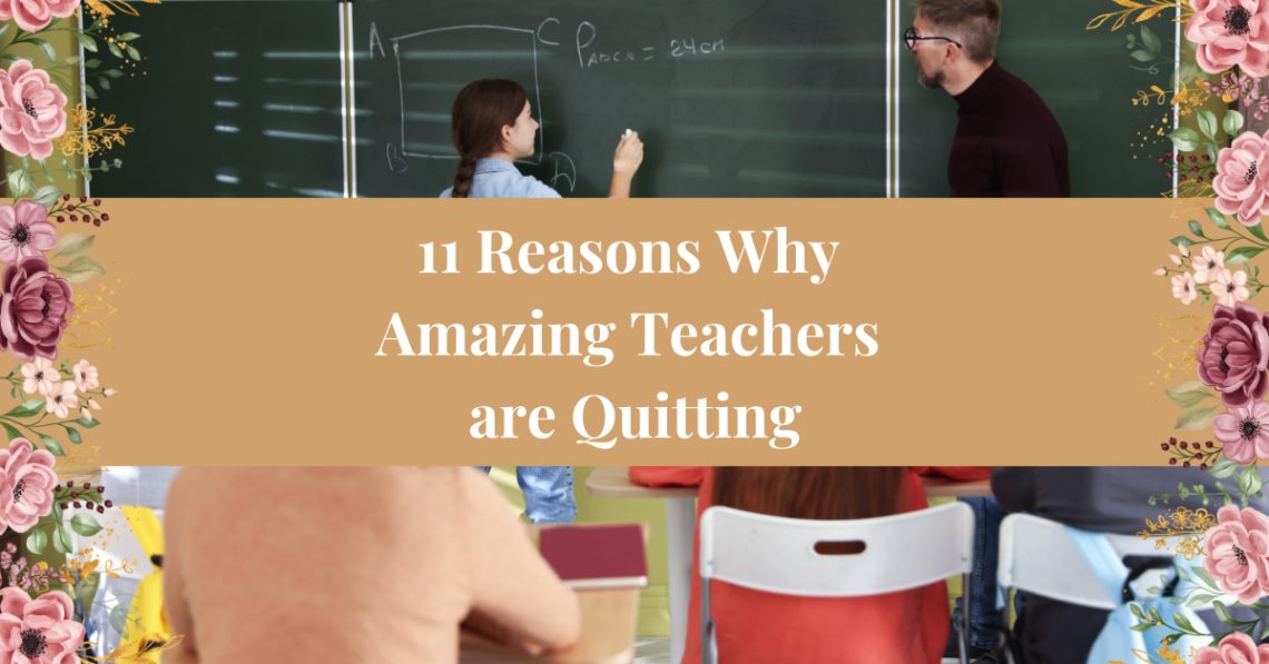 why teachers are quitting