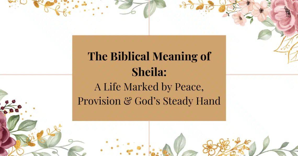 Biblical meaning of the name sheila