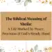 Biblical meaning of the name sheila